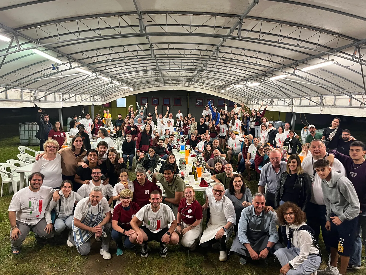 Grup de la colla en el viatge a Itàlia el 2024.